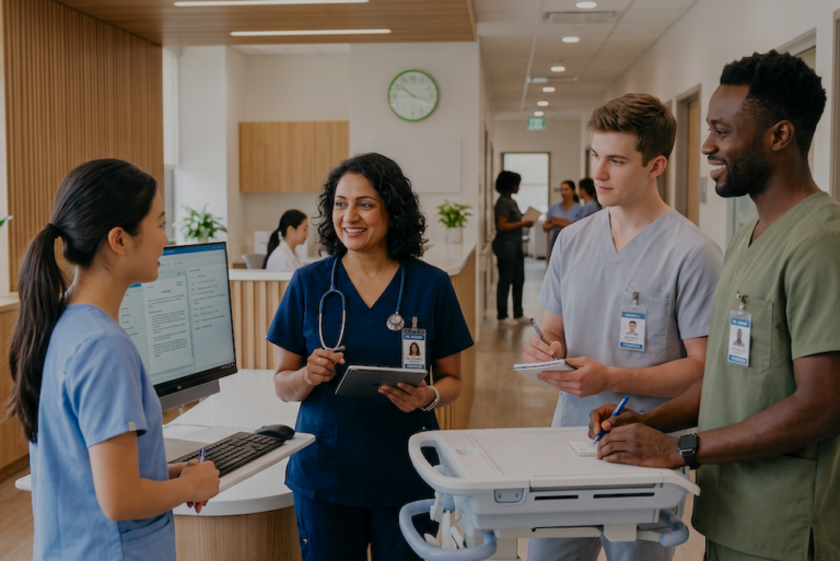 Clinical training at a HALO community clinic in Sacramento