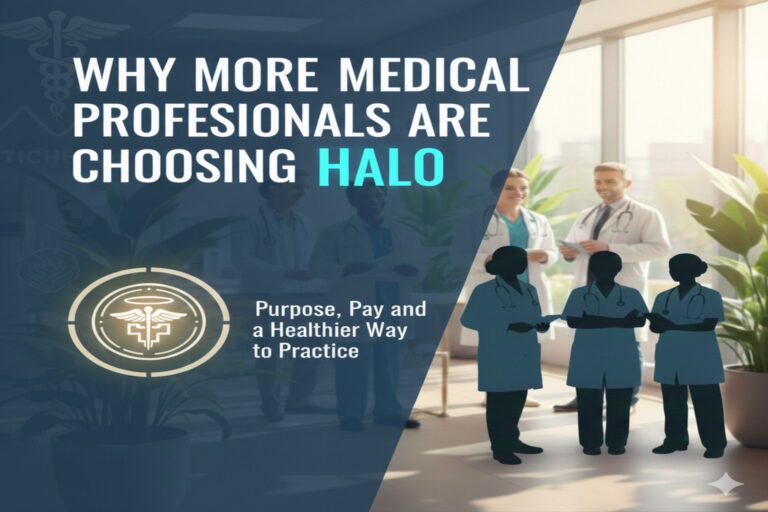A medical professional at a HALO community clinic in Sacramento